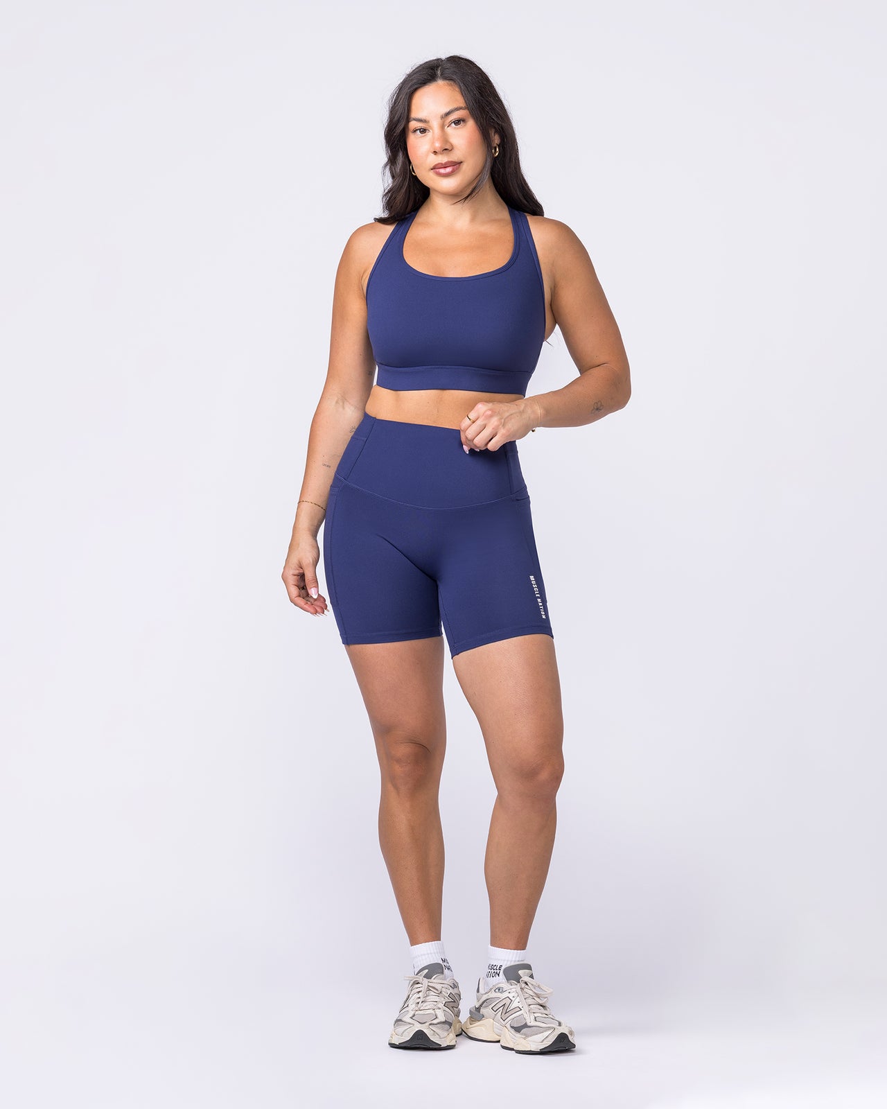 Unrivalled Moulded Bra - Classic Navy-Sports Bras-XS-022609CNAVY-XS-MNAPPRL48462-5-Muscle Nation