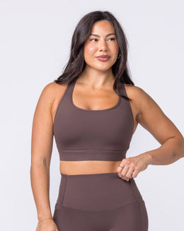 Unrivalled Moulded Bra Cola - Muscle Nation women's sports bra