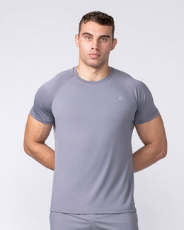 Ventilation Tee Cement - Muscle Nation men's training tee
