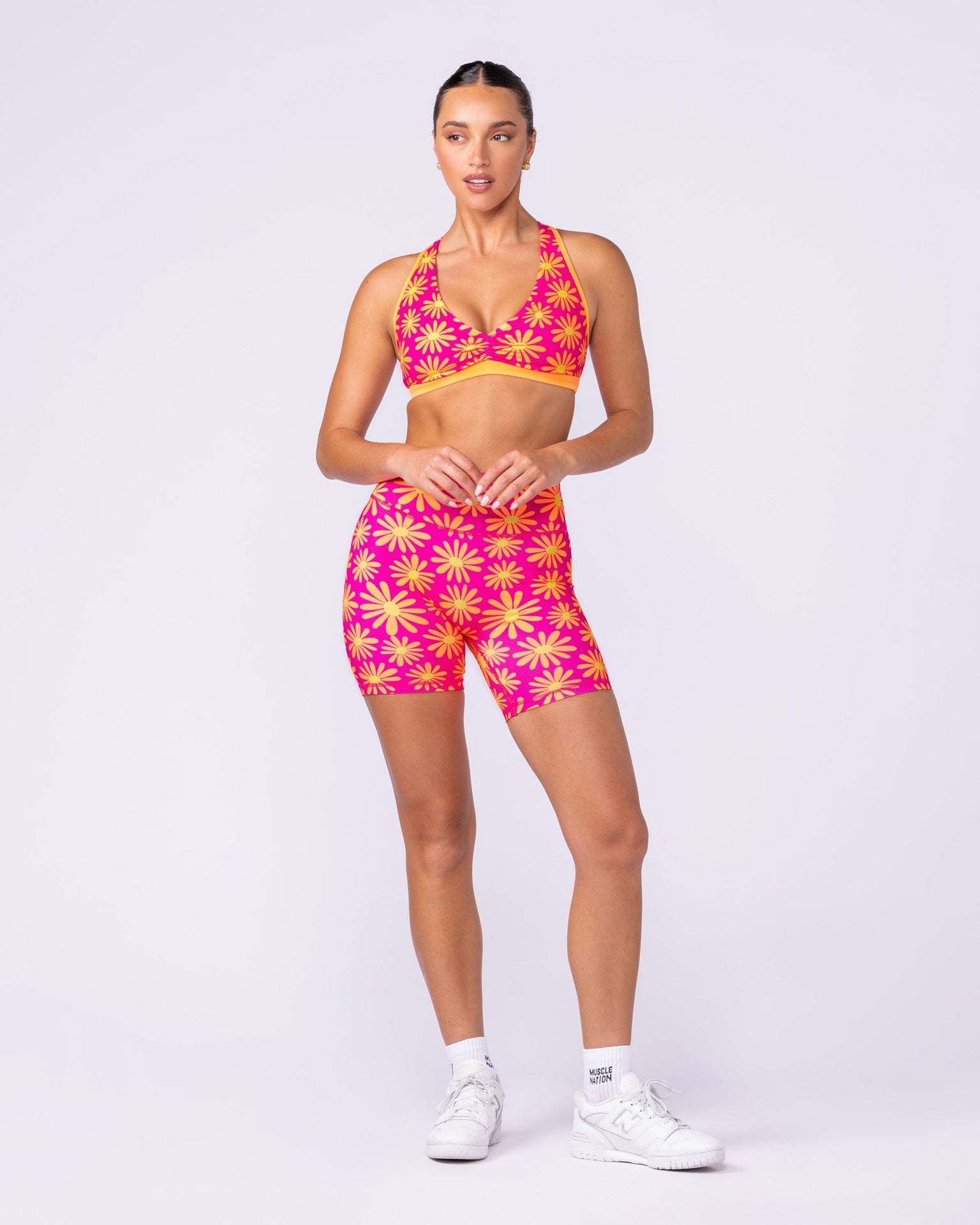 Vixen Bra - Cosmo Petals-Sports Bras-XXS-112517CSMOP-XXS-MNAPPRL46777-6-Muscle Nation