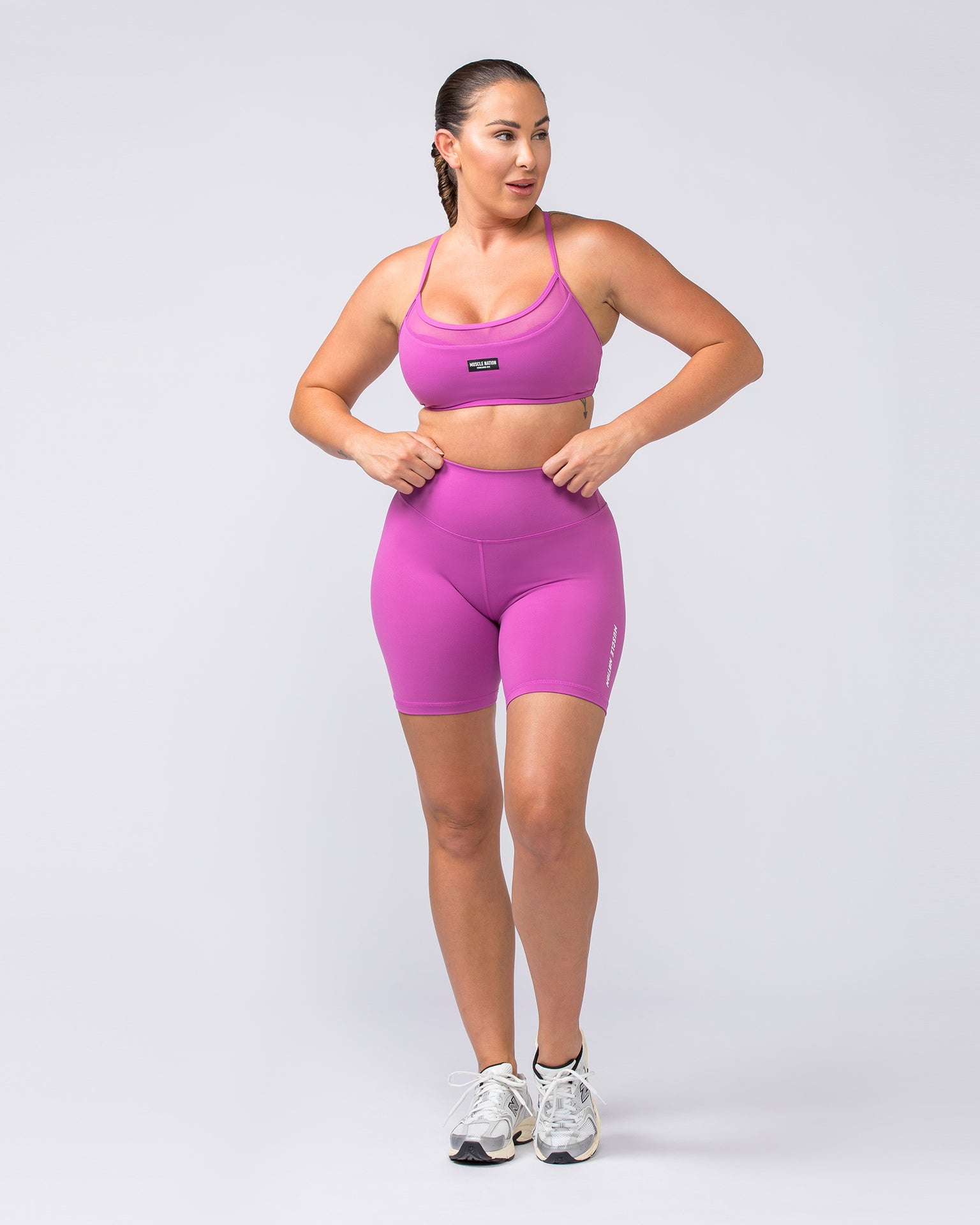 Replay Signature Bike Shorts - Dahlia-Shorts-XXS-072349DAHLIA-XXS-MNAPPRL26445-6-Muscle Nation