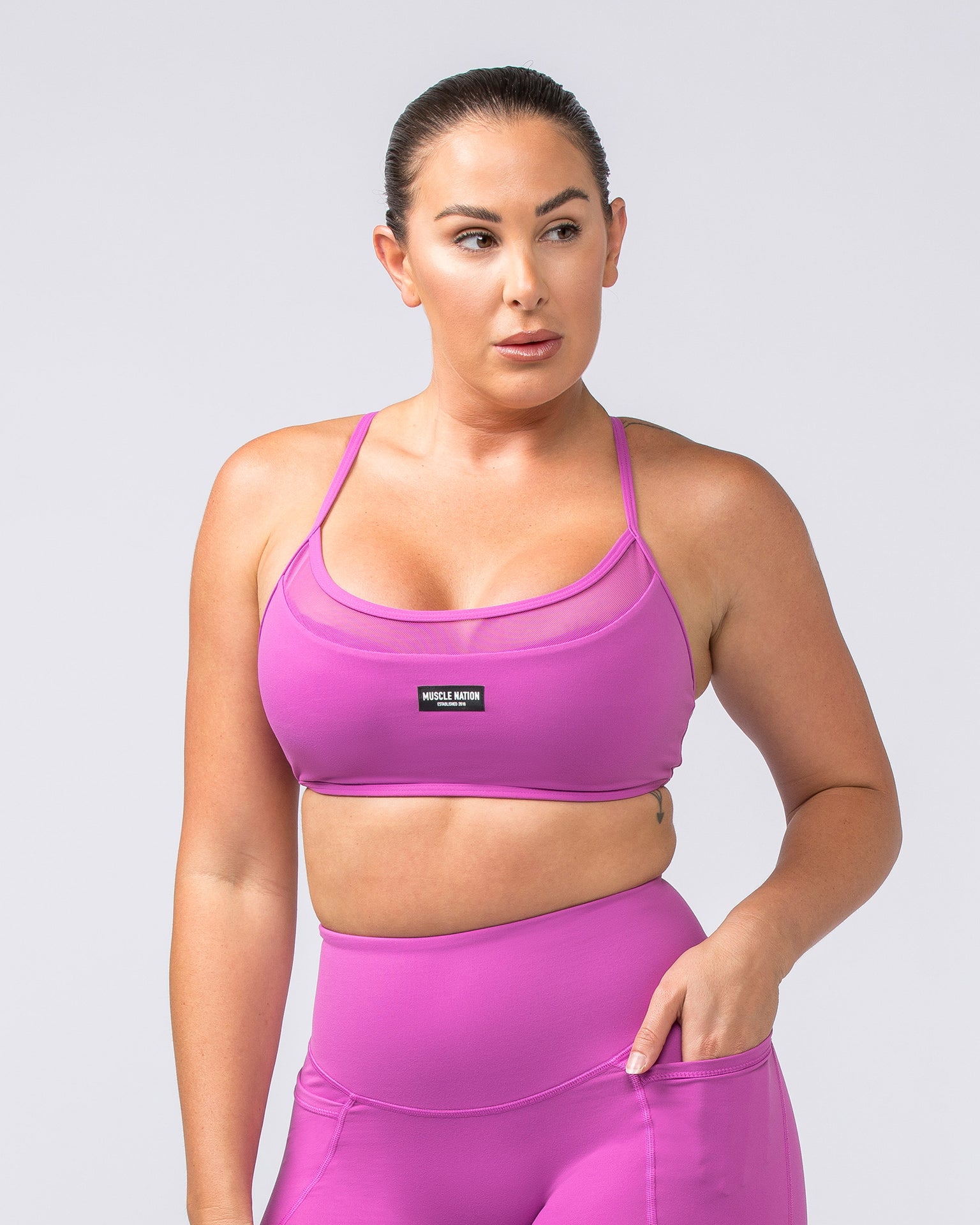 Rapture Bra - Dahlia-Sports Bras-XS-072337DAHLIA-XS-MNAPPRL26217-2-Muscle Nation