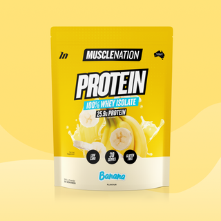 WHEY Protein Isolate - Banana - 30 serves-Whey Protein Powders-MNSUPPS0065-9359054001350-1-Muscle Nation