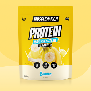 WHEY Protein Isolate - Banana - 30 serves-Whey Protein Powders-MNSUPPS0065-9359054001350-1-Muscle Nation