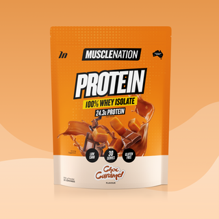 WHEY Protein Isolate - Choc Caramel - 30 serves-Whey Protein Powders-MNSUPPS0325-9359054001367-1-Muscle Nation