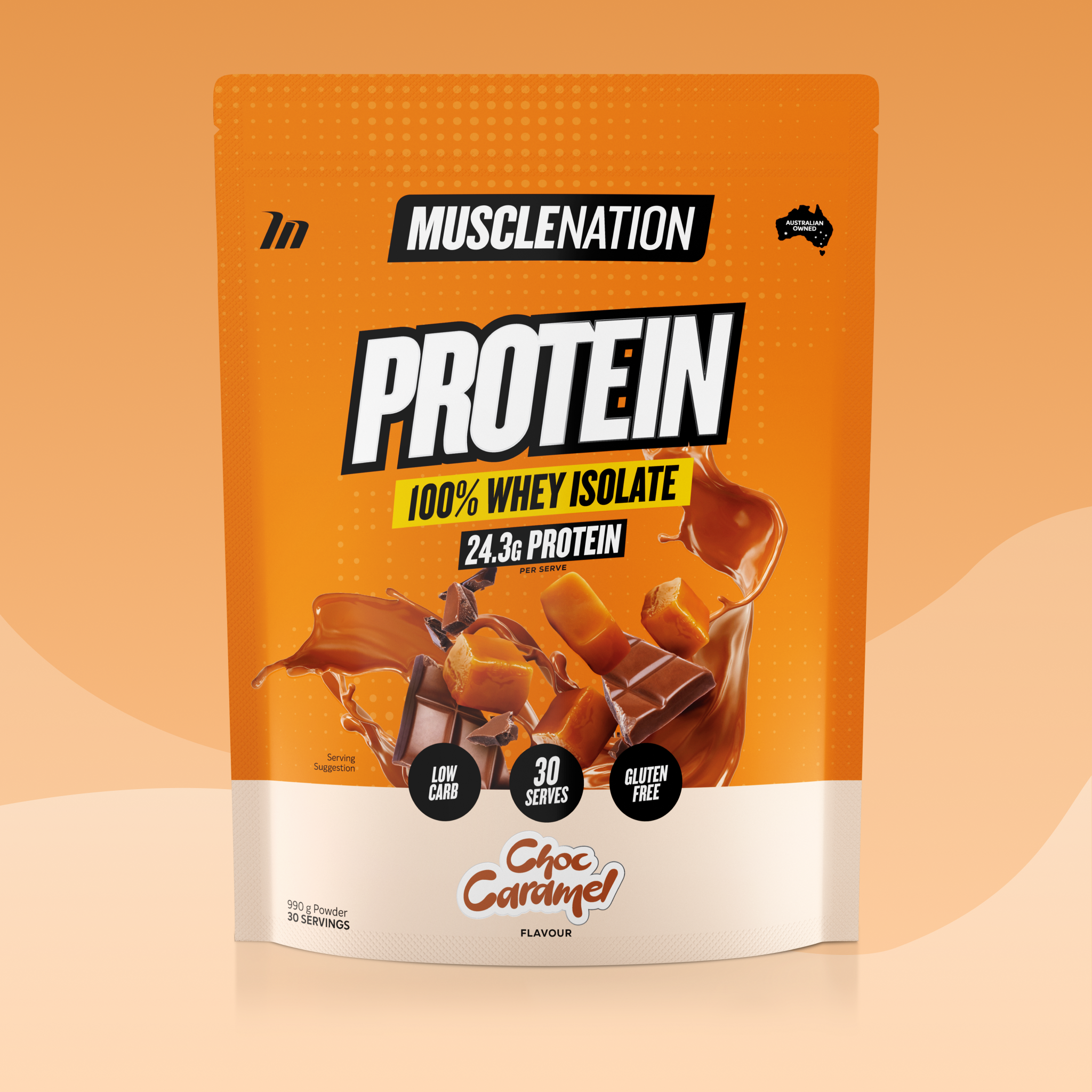 WHEY Protein Isolate - Choc Caramel - 30 serves