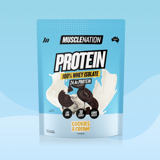 WHEY Protein Isolate - Cookies & Cream - 30 serves-Whey Protein Powders-MNSUPPS0066-9359054001336-1-Muscle Nation