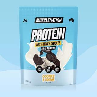 WHEY Protein Isolate - Cookies & Cream - 30 serves-Whey Protein Powders-MNSUPPS0066-9359054001336-1-Muscle Nation