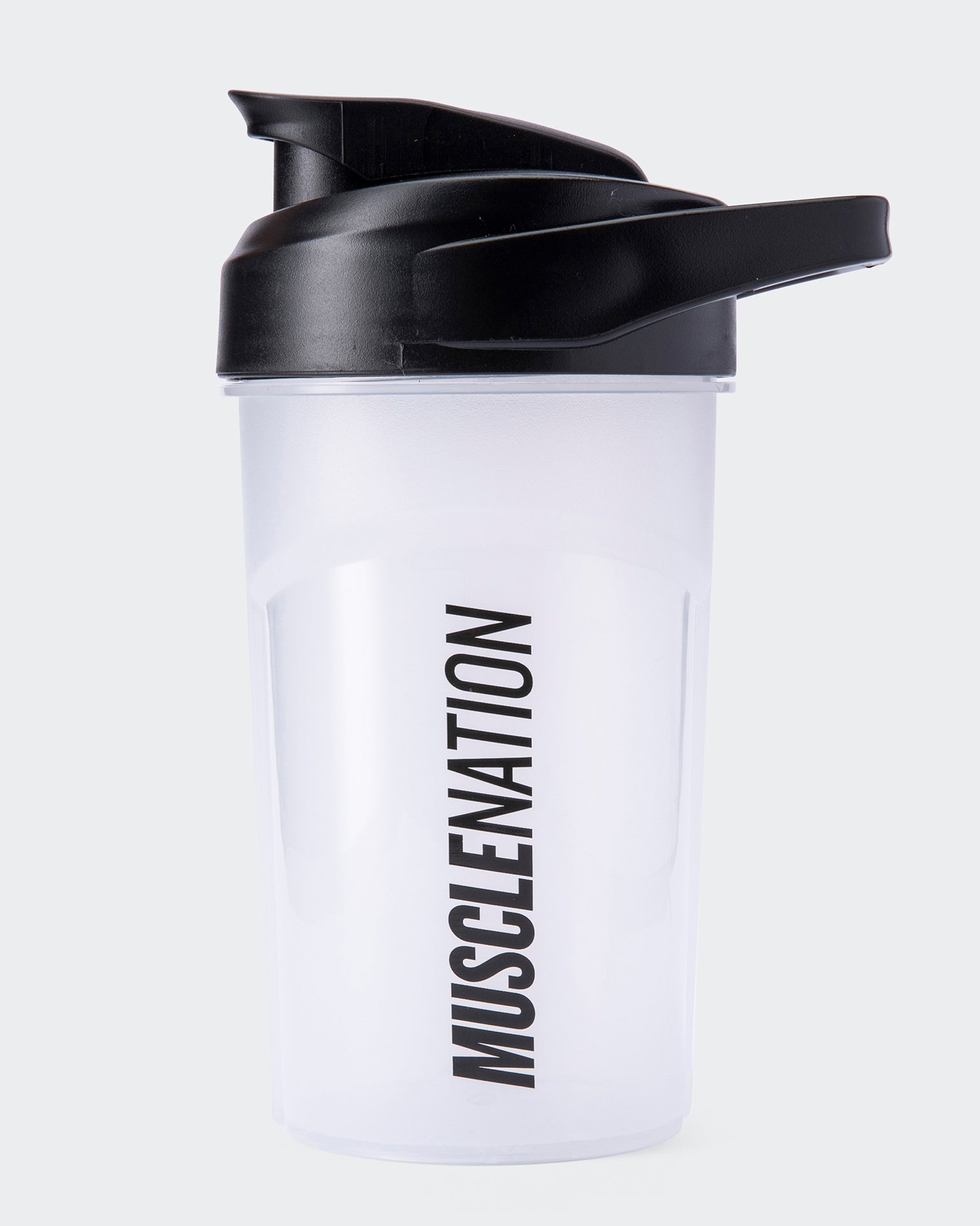 500ml MN Shaker-Accessories-Clear / Black-MNAPPRL22496CLR-ONE-MNAPPRL22496-3-Muscle Nation