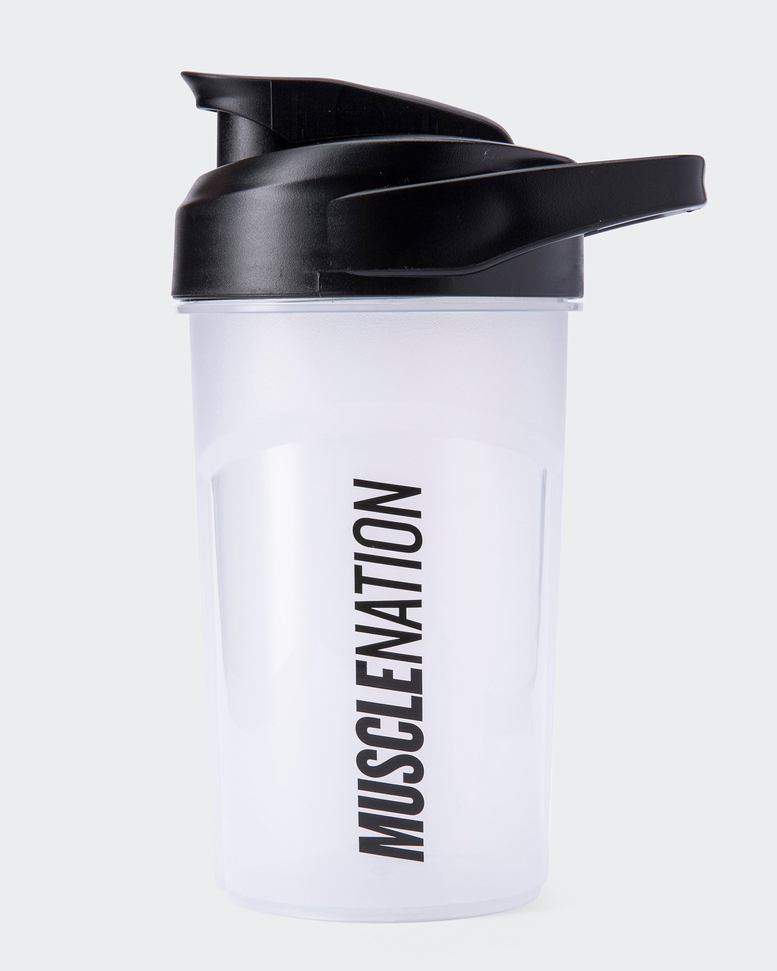 500ml MN Shaker-Accessories-Clear / Black-MNAPPRL22496CLR-ONE-MNAPPRL22496-3-Muscle Nation