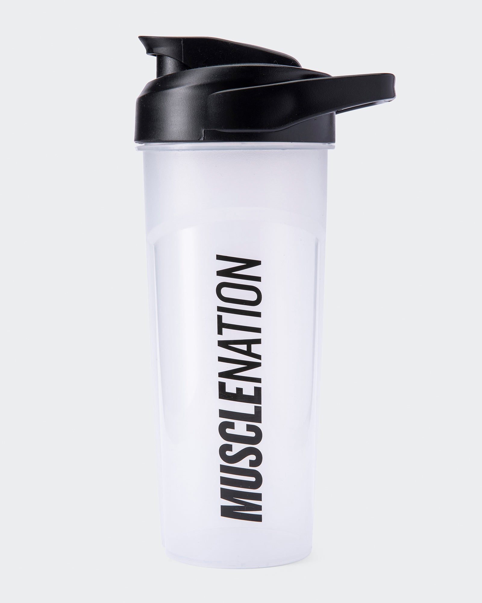 700ml MN Shaker-Accessories-Clear / Black-MNAPPRL22497CLR-ONE-MNAPPRL22497-3-Muscle Nation