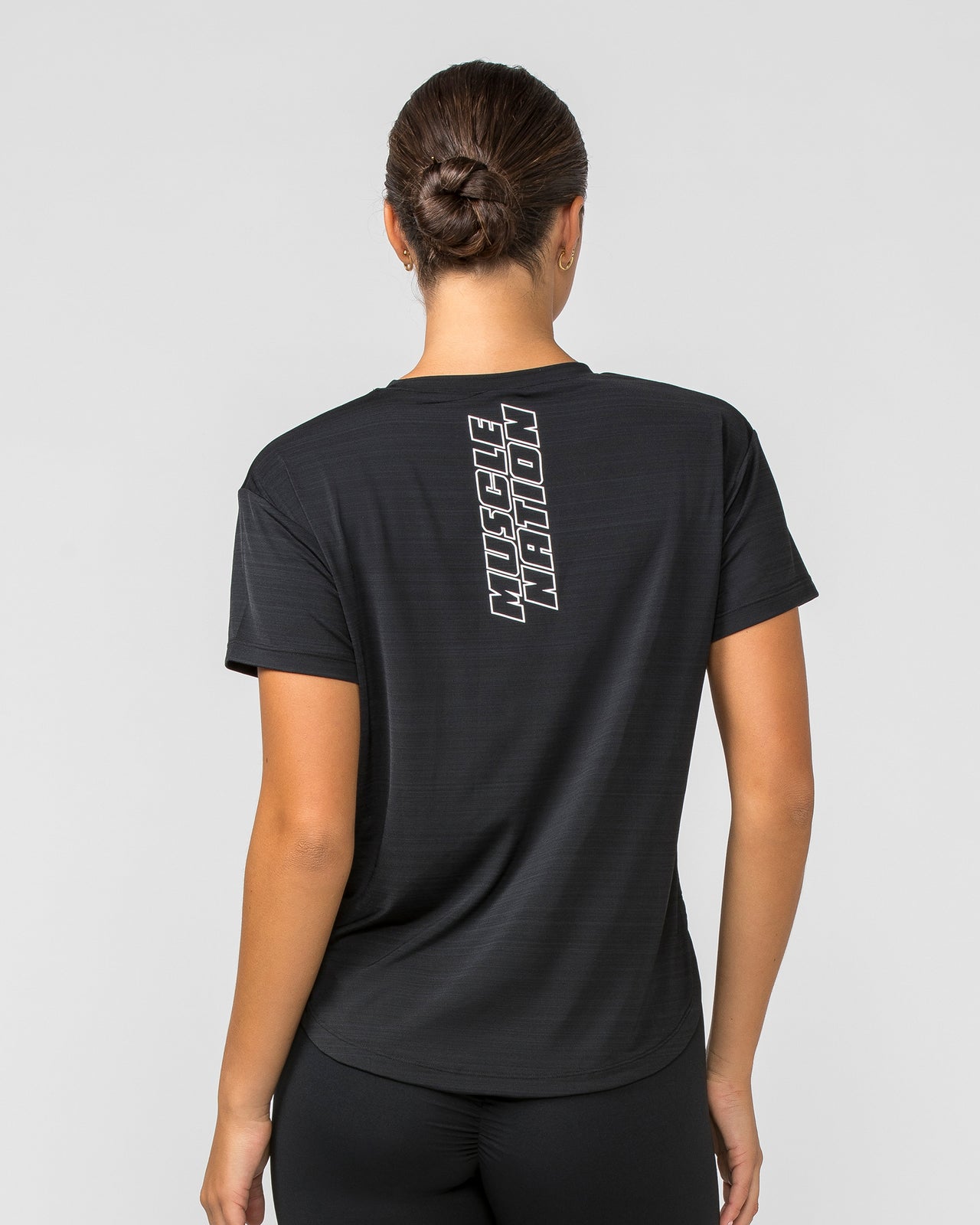 Ignite Training Tee - Black-T-Shirts-XXS-112378BLK-XXS-MNAPPRL27974-4-Muscle Nation