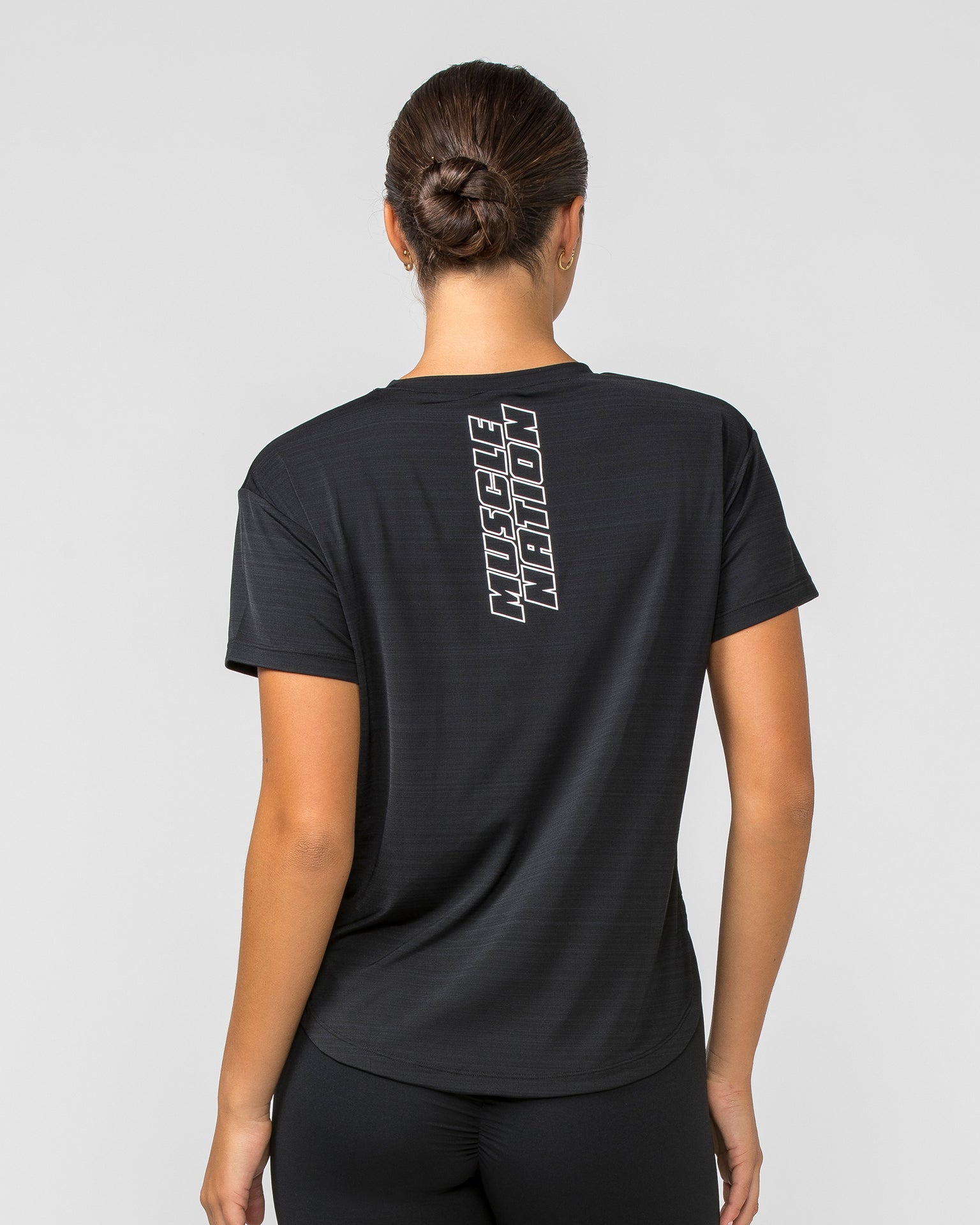 Ignite Training Tee - Black-T-Shirts-XXS-112378BLK-XXS-MNAPPRL27974-4-Muscle Nation