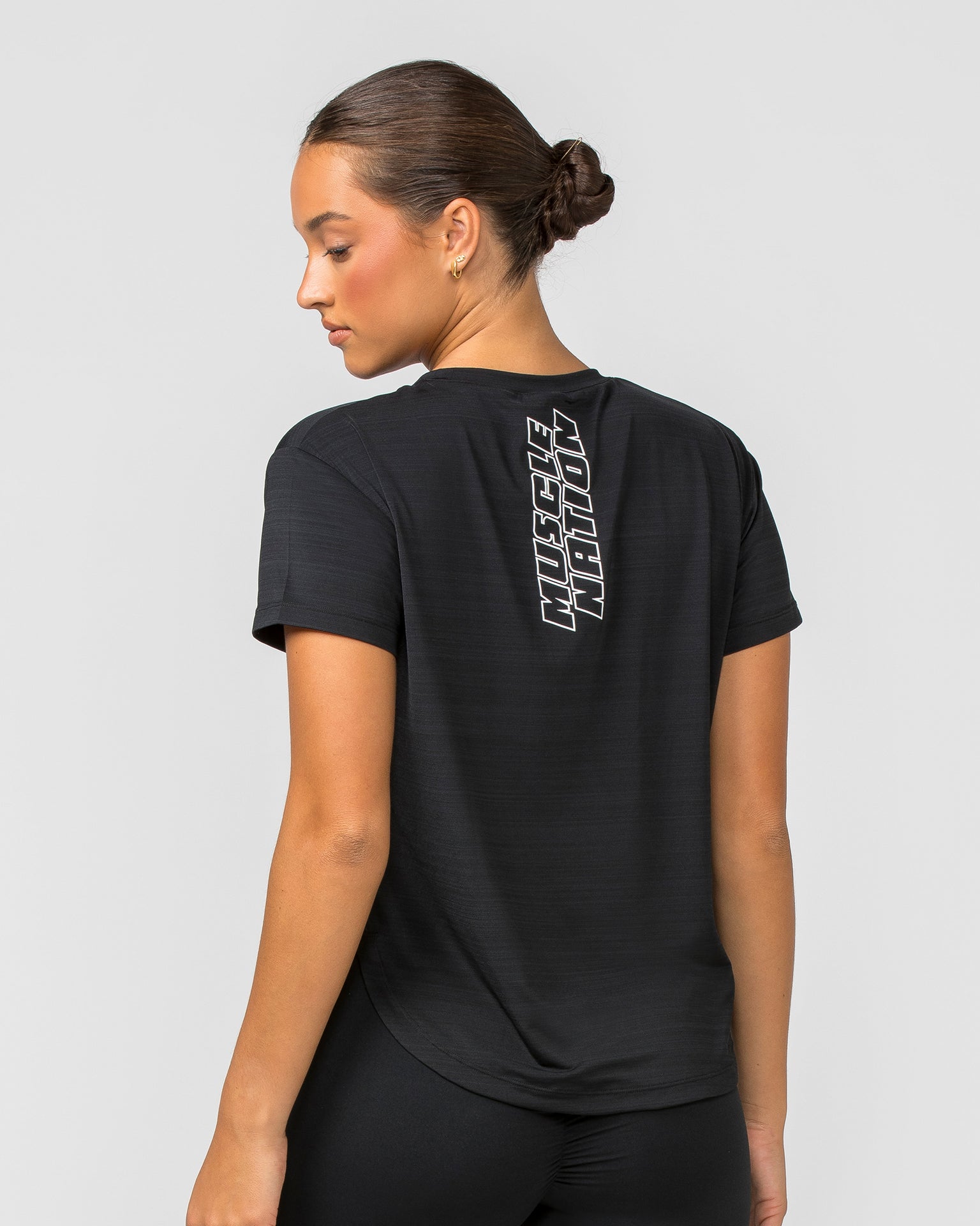 Ignite Training Tee - Black-T-Shirts-XXS-112378BLK-XXS-MNAPPRL27974-3-Muscle Nation
