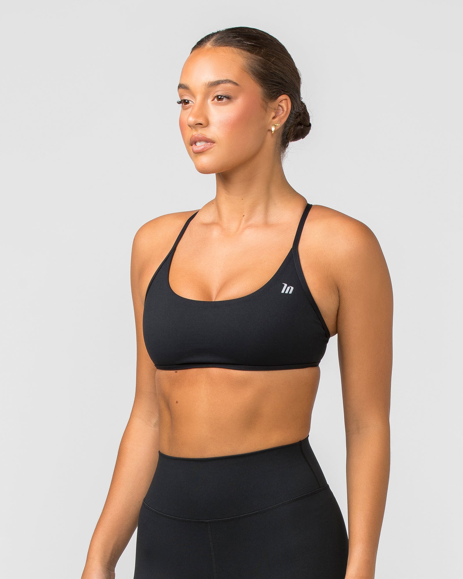 Essence Bralette - Black-Bralettes-XXS-112242BLK-XXS-MNAPPRL40009-3-Muscle Nation