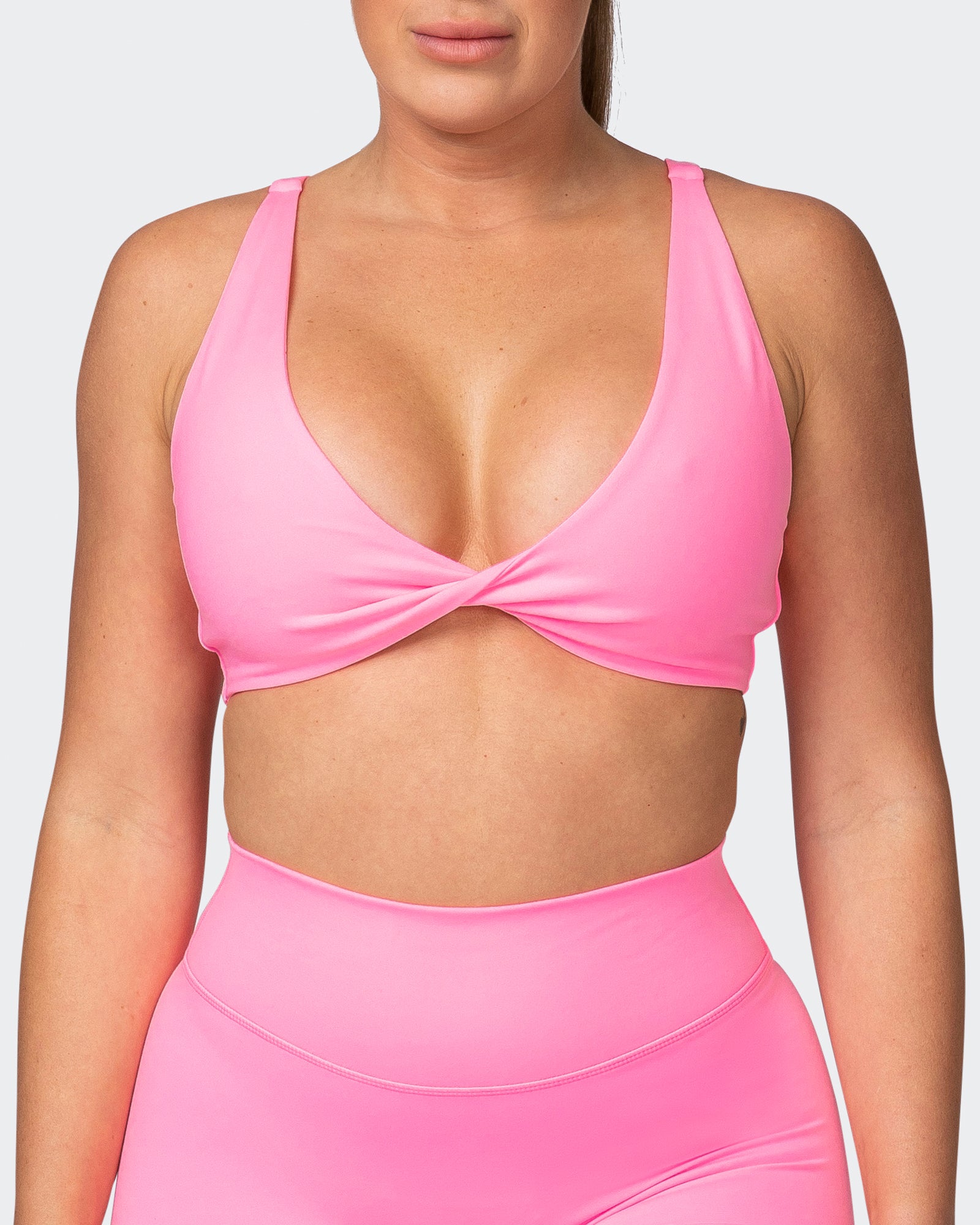 Demi Bralette - Shocking Pink-Bralettes-XS-042375SHKPNK-XS-MNAPPRL22805-2-Muscle Nation