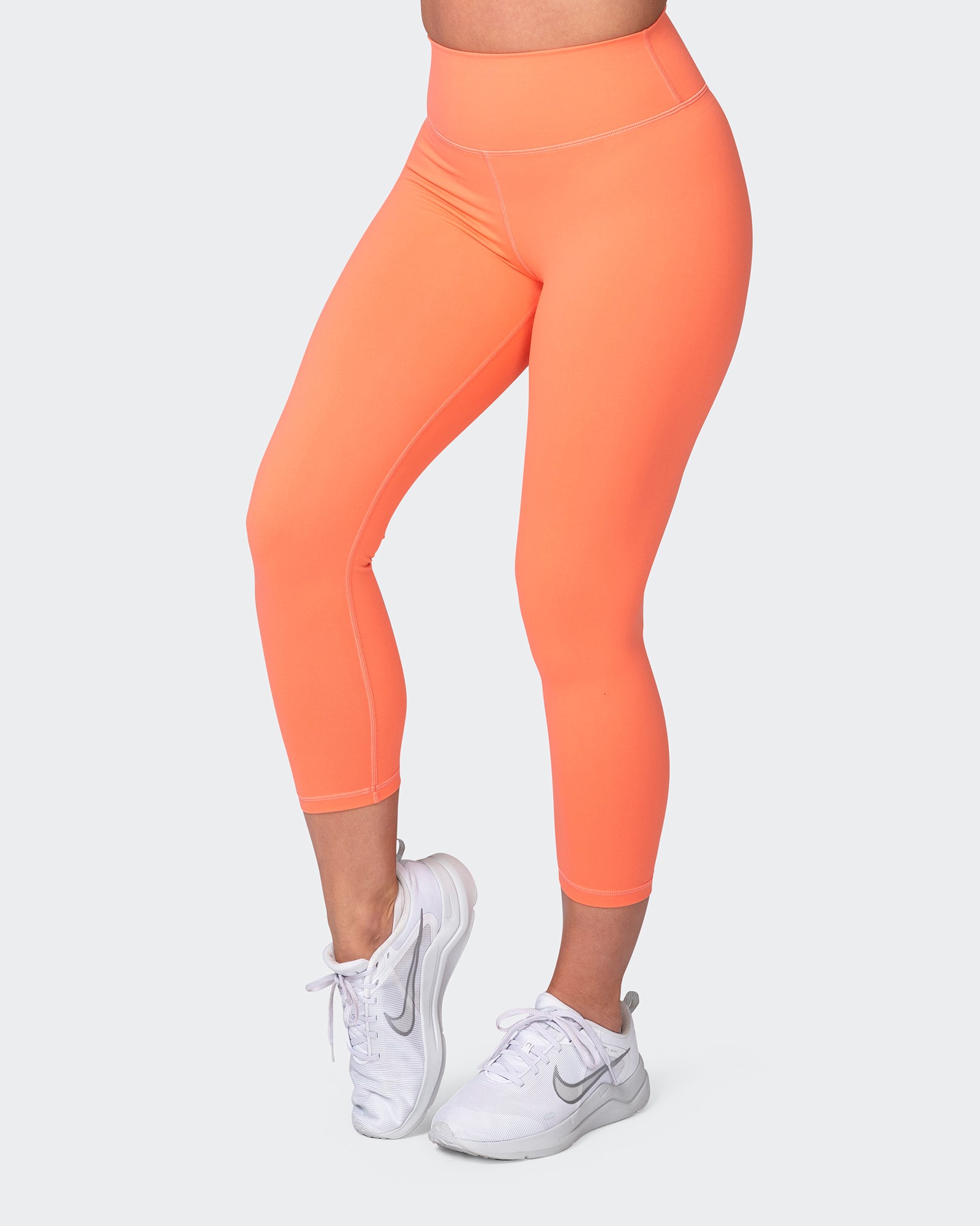 Signature Scrunch 7/8 Leggings - Hot Coral-Leggings-XXS-042373HTCORL-XXS-MNAPPRL22719-3-Muscle Nation