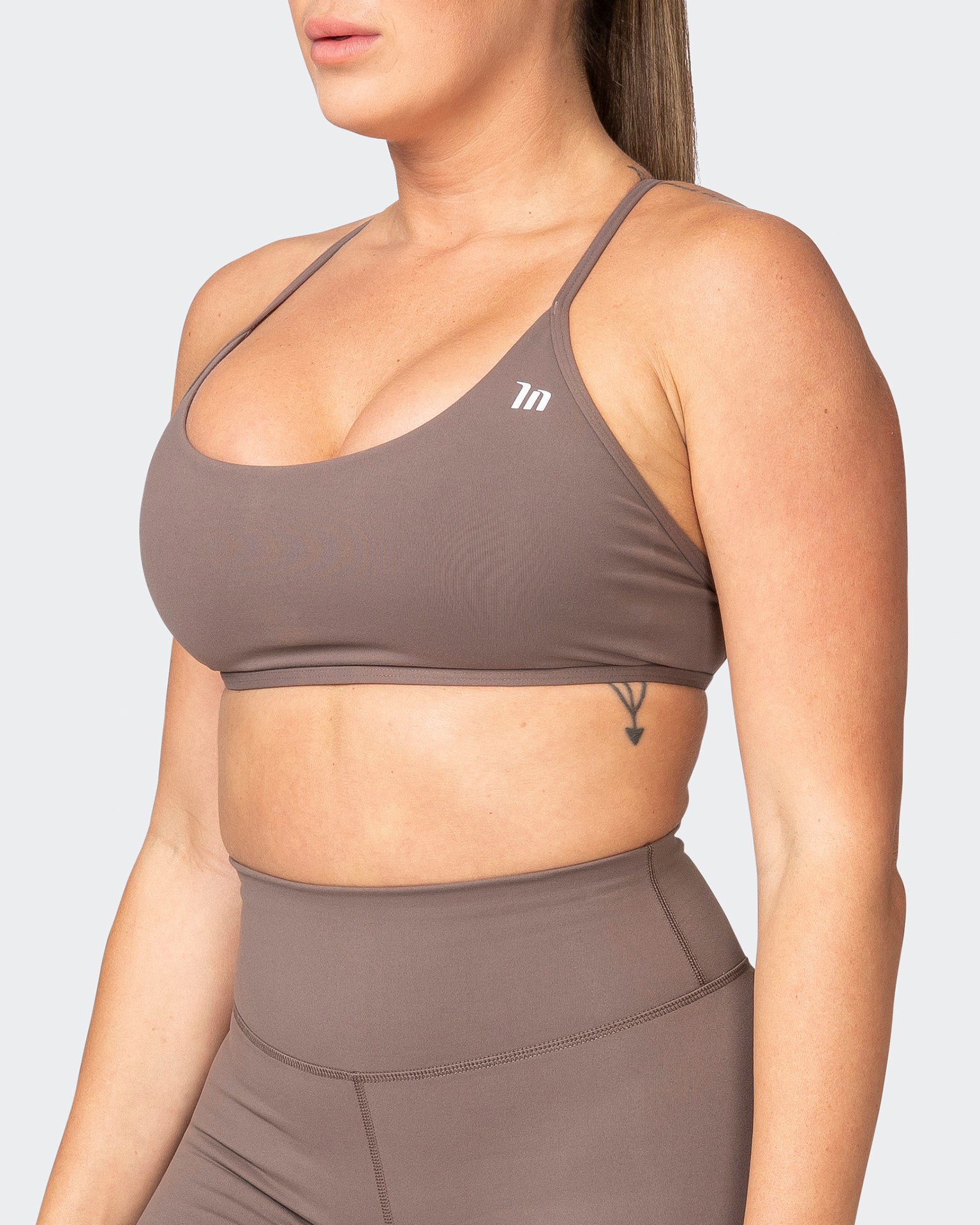 Essence Bralette - Taupe-Bralettes-XS-042368TAUPE-XS-MNAPPRL22526-3-Muscle Nation