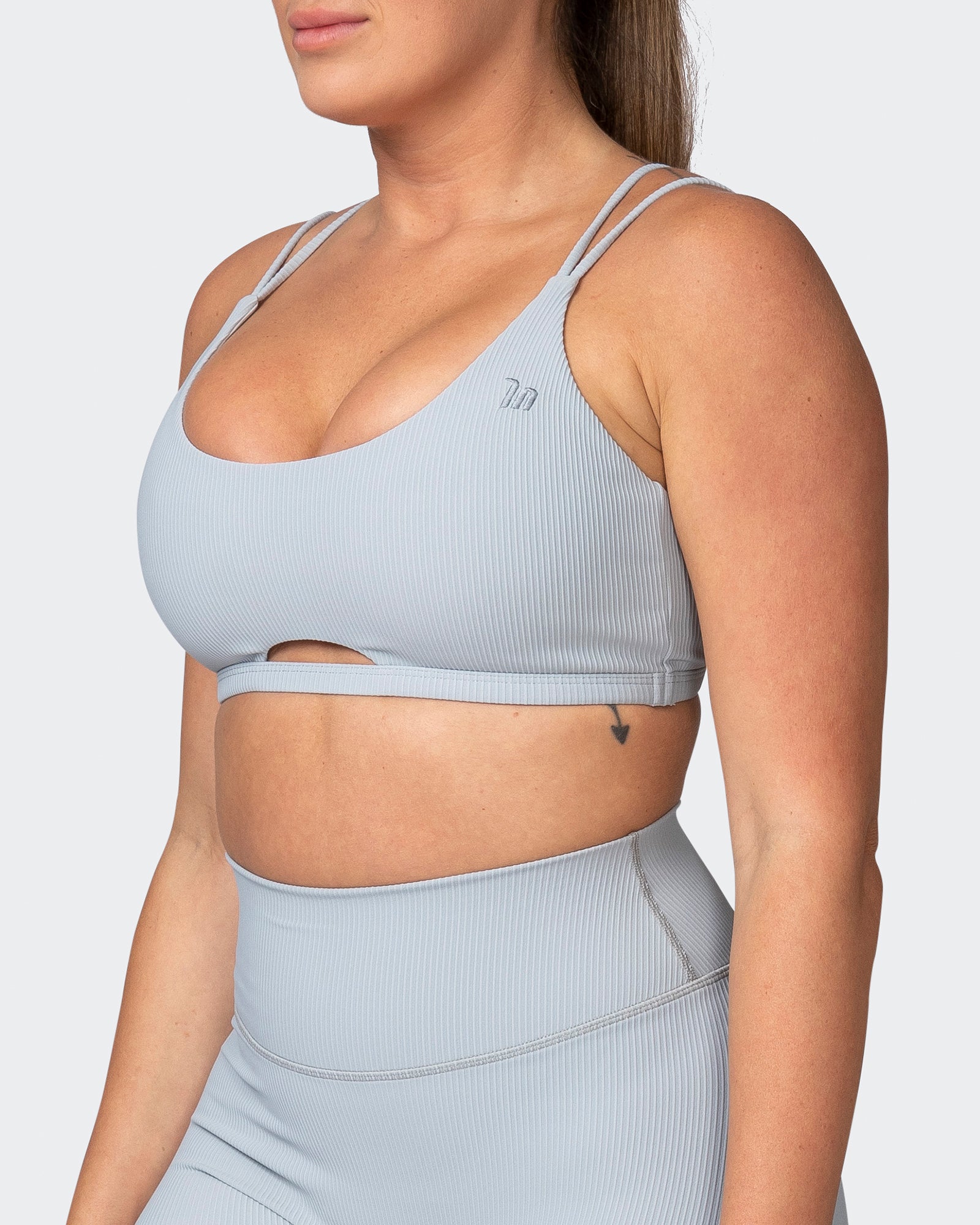 All Day Rib Bralette - Oyster-Bralettes-XS-042381OYST-XS-MNAPPRL23024-3-Muscle Nation