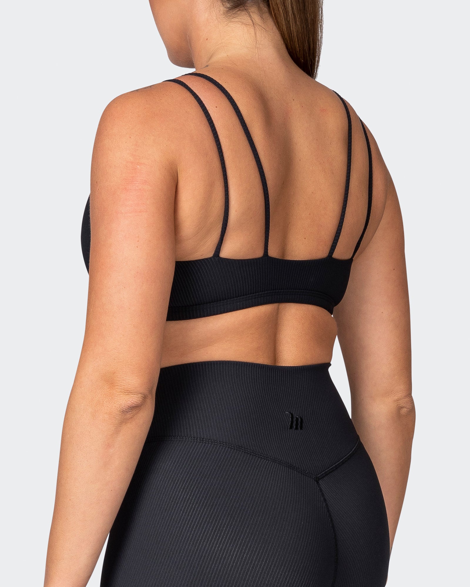 All Day Rib Bralette - Black-Bralettes-XS-042201BLK-XS-MNAPPRL14311-5-Muscle Nation