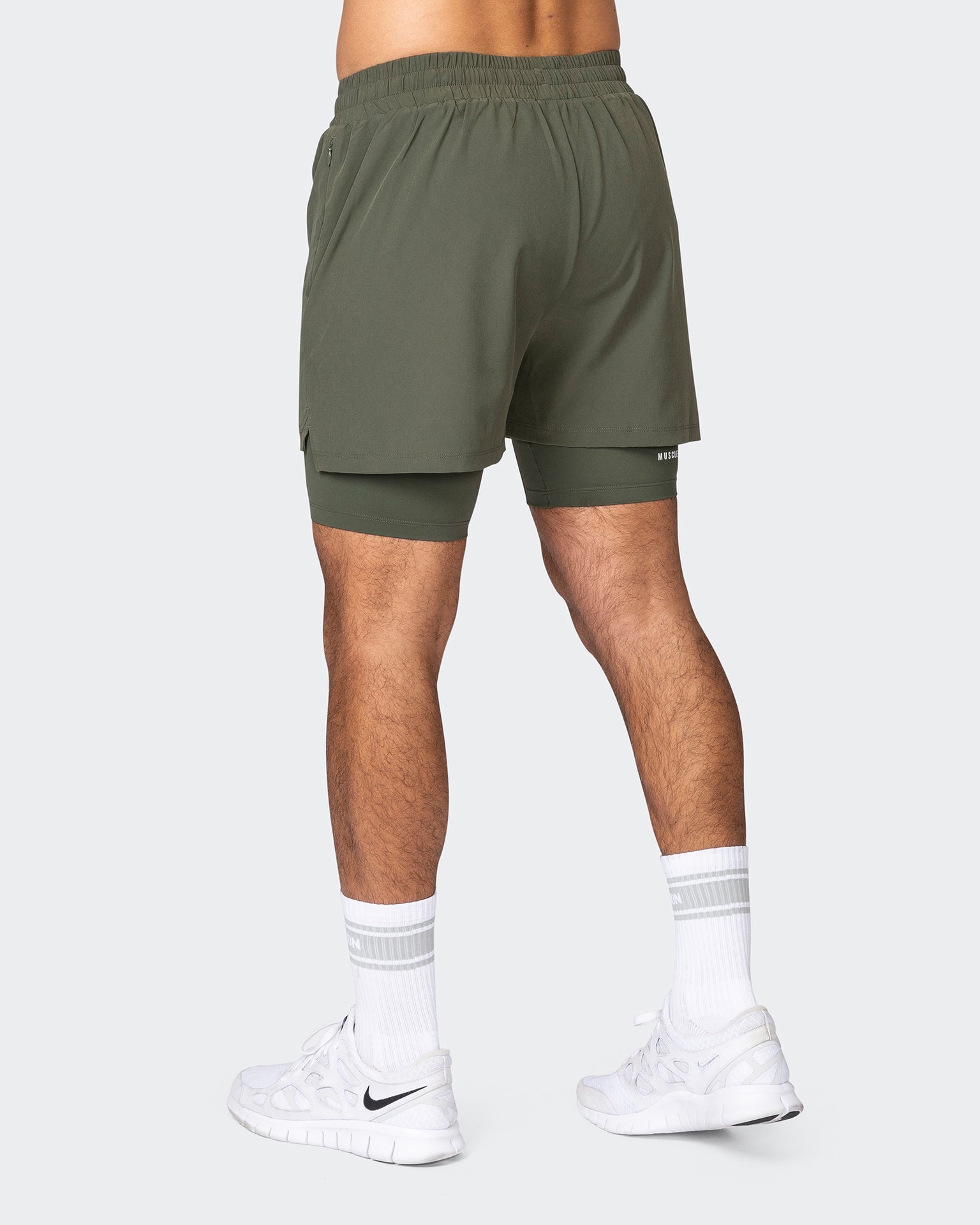 Vigour Training 3" Shorts - Dark Khaki-Shorts-S-042363DKHAKI-S-MNAPPRL22340-6-Muscle Nation