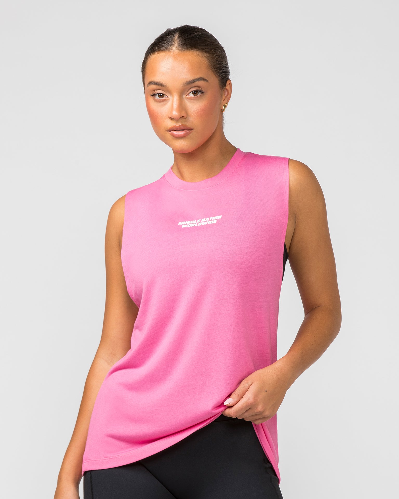 Represent Drop Arm Tank - Taffy-Singlets & Tanks-XXS-012414TAFFY-XXS-MNAPPRL29382-3-Muscle Nation