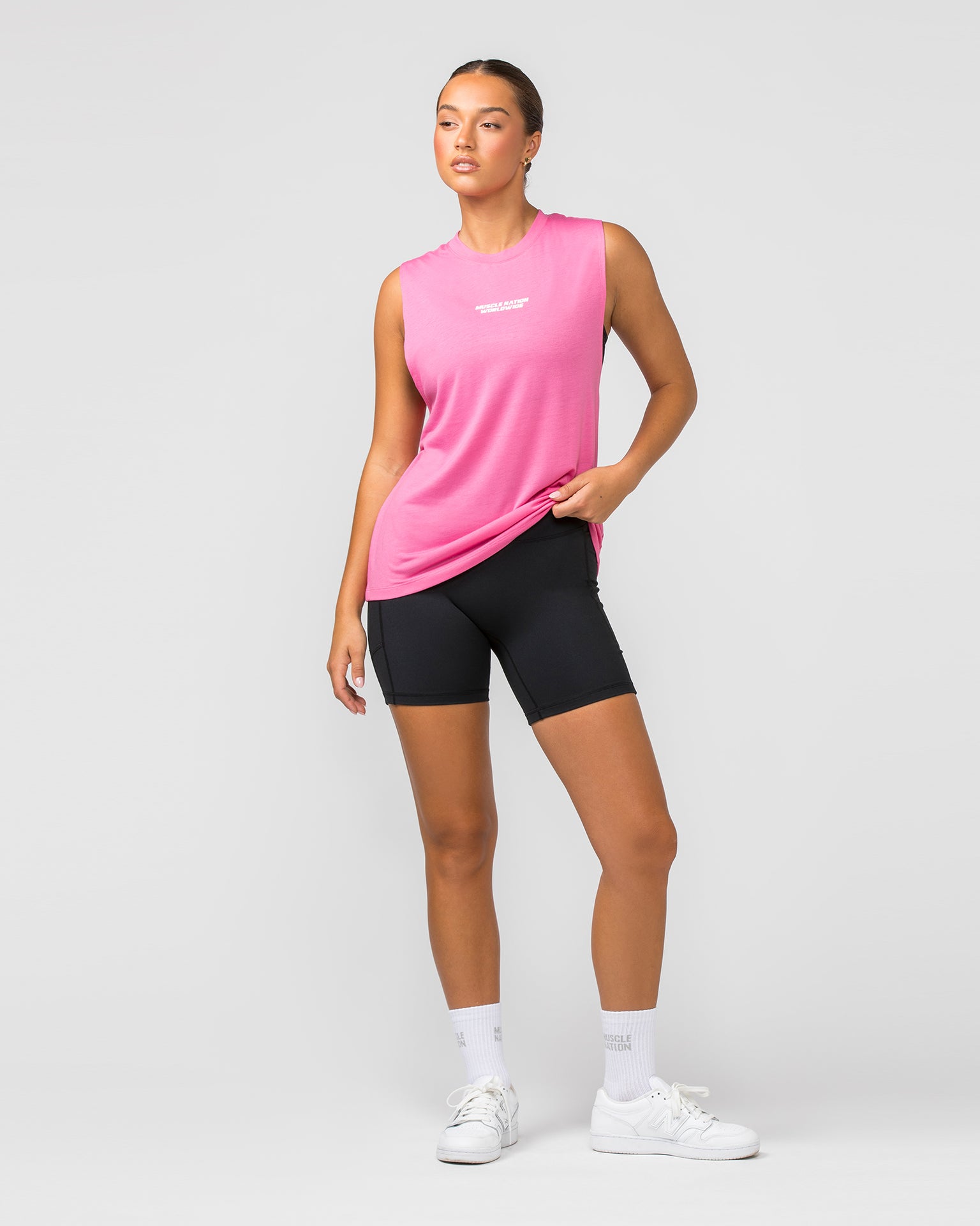 Represent Drop Arm Tank - Taffy-Singlets & Tanks-XXS-012414TAFFY-XXS-MNAPPRL29382-7-Muscle Nation