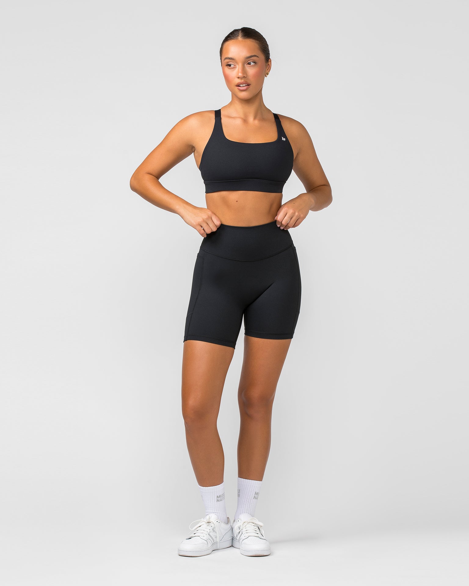 Base Bra - Black-Sports Bras-XS-012402BLK-XS-MNAPPRL29216-5-Muscle Nation