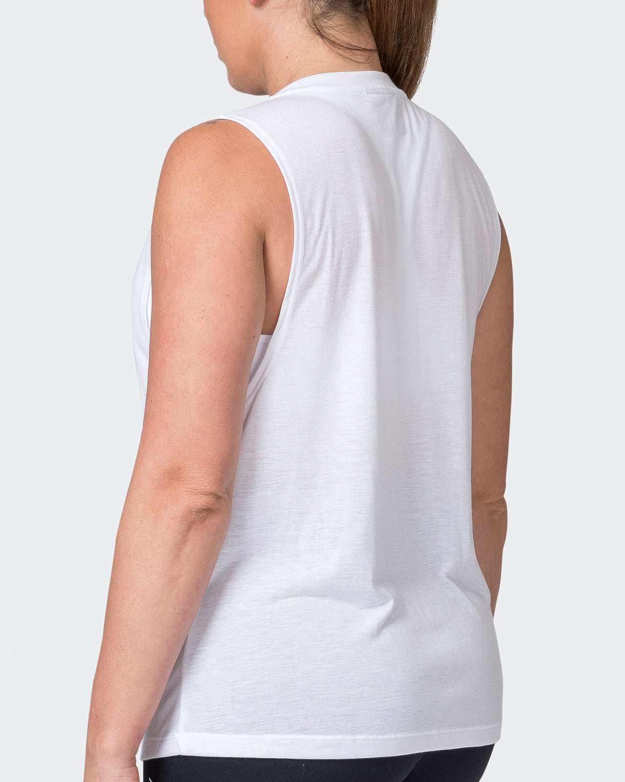 Worldwide Drop Arm Tank - White-Singlets & Tanks-XXS-042332WHT-XXS-MNAPPRL23878-5-Muscle Nation