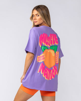 Peachy Oversized Tee - Orchid-T-Shirts-XXS-052520ORCD-XXS-MNAPPRL43362-1-Muscle Nation