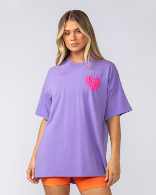 Peachy Oversized Tee - Orchid-T-Shirts-XXS-052520ORCD-XXS-MNAPPRL43362-2-Muscle Nation