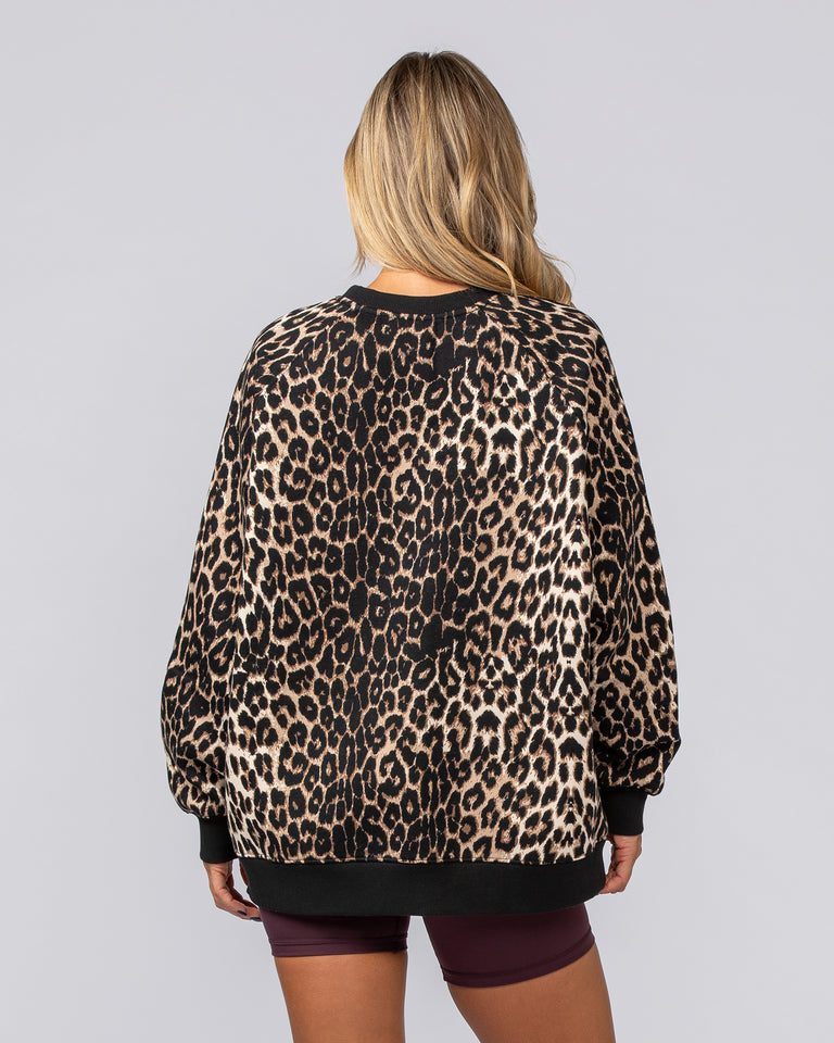 Reputation Oversized Pullover - True Leopard Print-Jumpers & Hoodies-XXS-022531TLPDP-XXS-MNAPPRL42131-4-Muscle Nation