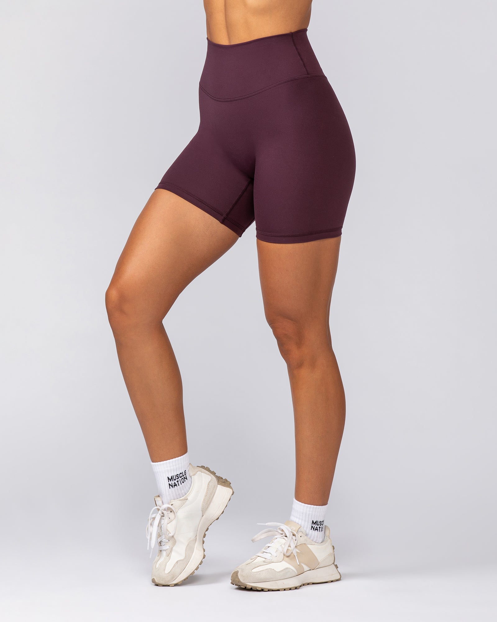 Zero Rise Everyday Bike Shorts - Fig-Shorts-XXS-022523FIG-XXS-MNAPPRL41419-4-Muscle Nation