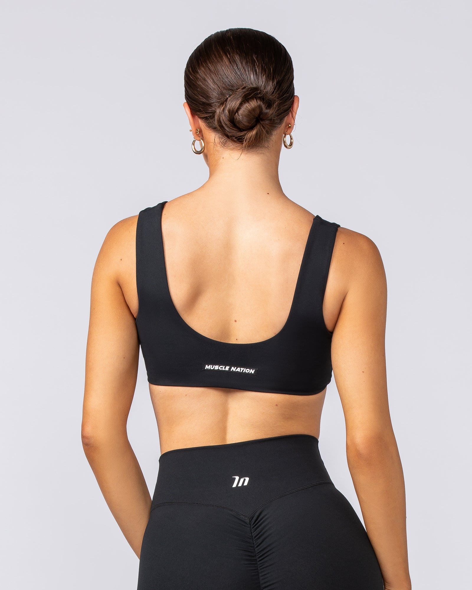 Elite Bralette - Black-Bralettes-XXS-092401BLK-XXS-MNAPPRL40140-4-Muscle Nation