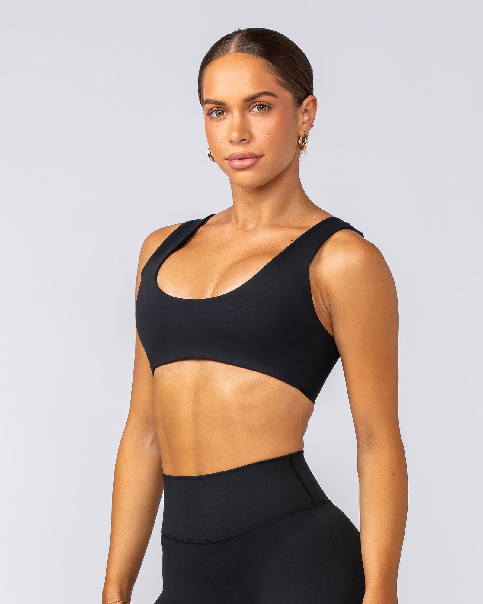 Elite Bralette - Black-Bralettes-XXS-092401BLK-XXS-MNAPPRL40140-2-Muscle Nation