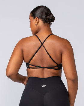 Liberty Strike Bralette - Black-Bralettes-XXS-022506BLK-XXS-MNAPPRL40539-1-Muscle Nation