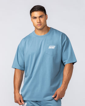 Oversized Pocket Pump Cover - Pale Thunder-T-Shirts-XS-092414PLTHNDR-XS-MNAPPRL40089-1-Muscle Nation