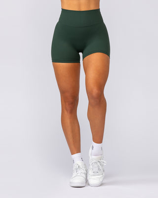 Instinct Scrunch Midway Shorts - Forest Green-Shorts-XXS-092404FRSGRN-XXS-MNAPPRL40266-2-Muscle Nation