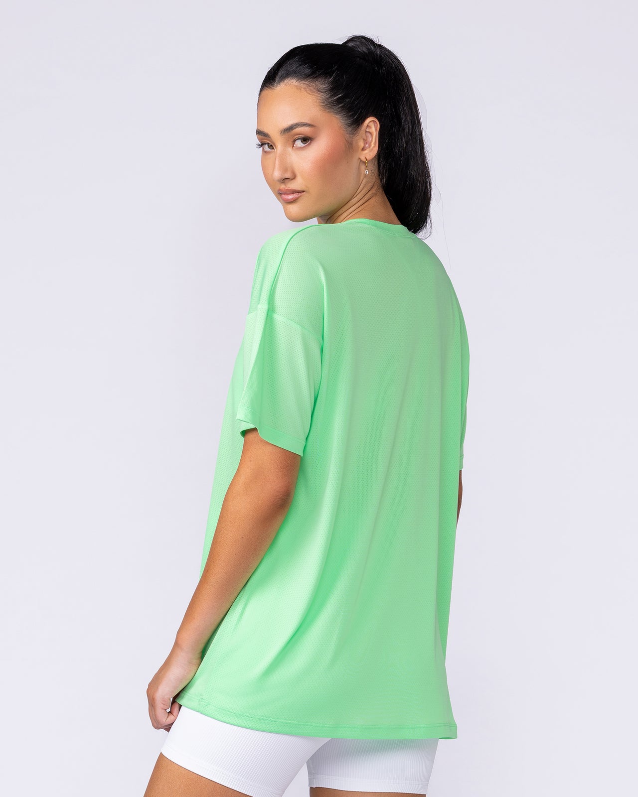 Womens Relaxed Training Tee - Key Lime-T-Shirts-XXS-1125132KYLM-XXS-MNAPPRL45291-5-Muscle Nation