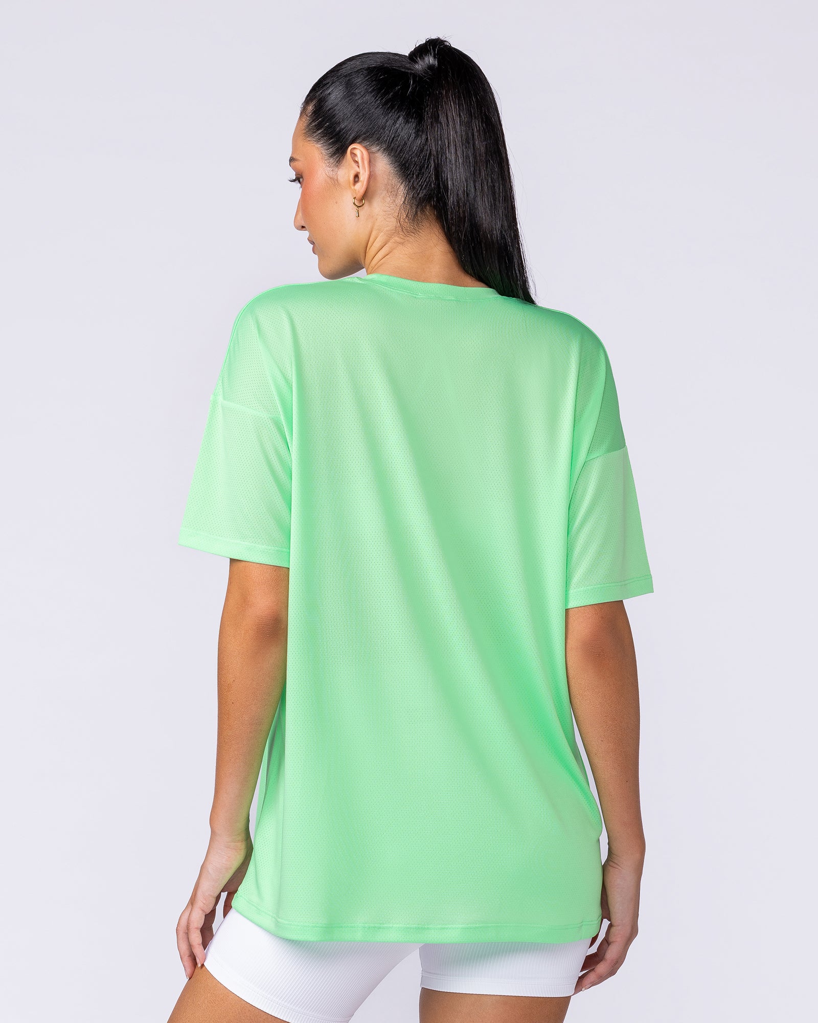 Womens Relaxed Training Tee - Key Lime-T-Shirts-XXS-1125132KYLM-XXS-MNAPPRL45291-6-Muscle Nation