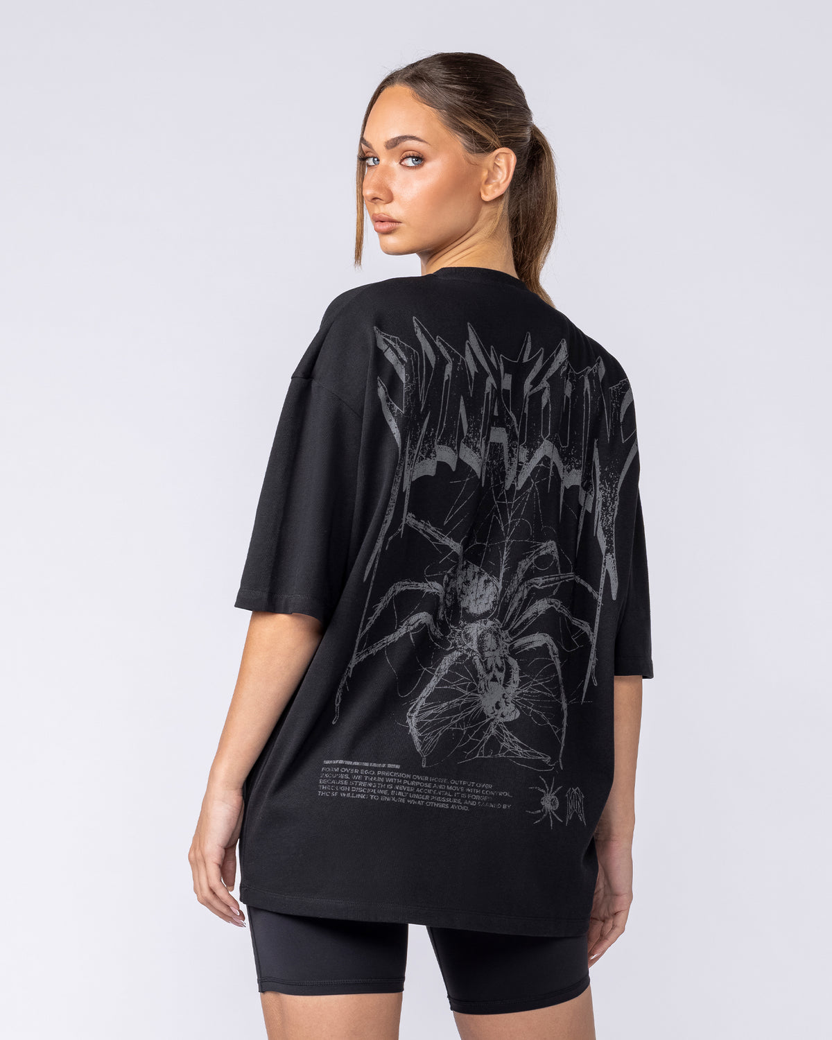 Nightfall Oversized Tee - Black