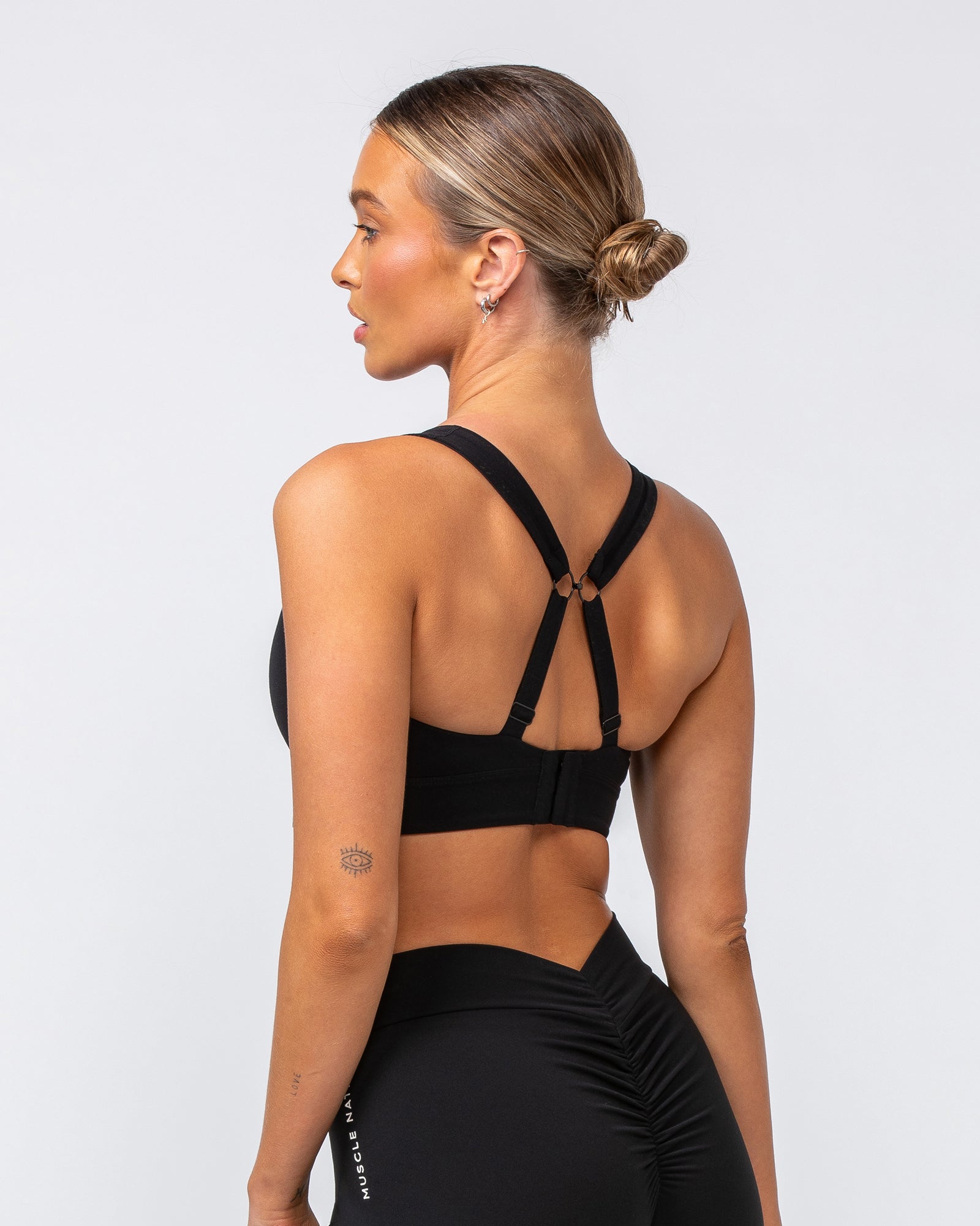 Scope Bra - Black-Sports Bras-XXS-082419BLK-XXS-MNAPPRL32106-4-Muscle Nation