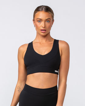 Scope Bra - Black-Sports Bras-XXS-082419BLK-XXS-MNAPPRL32106-1-Muscle Nation