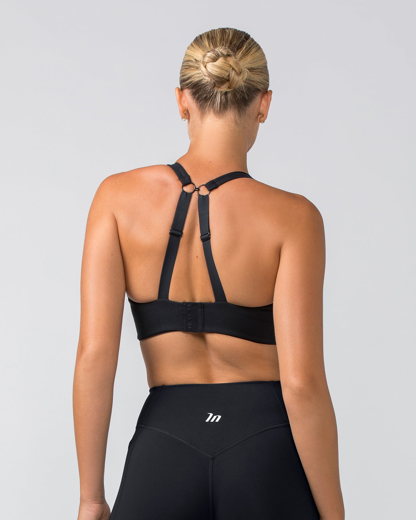 Staple Bra - Black-Sports Bras-XXS-022449BLK-XXS-MNAPPRL29625-4-Muscle Nation