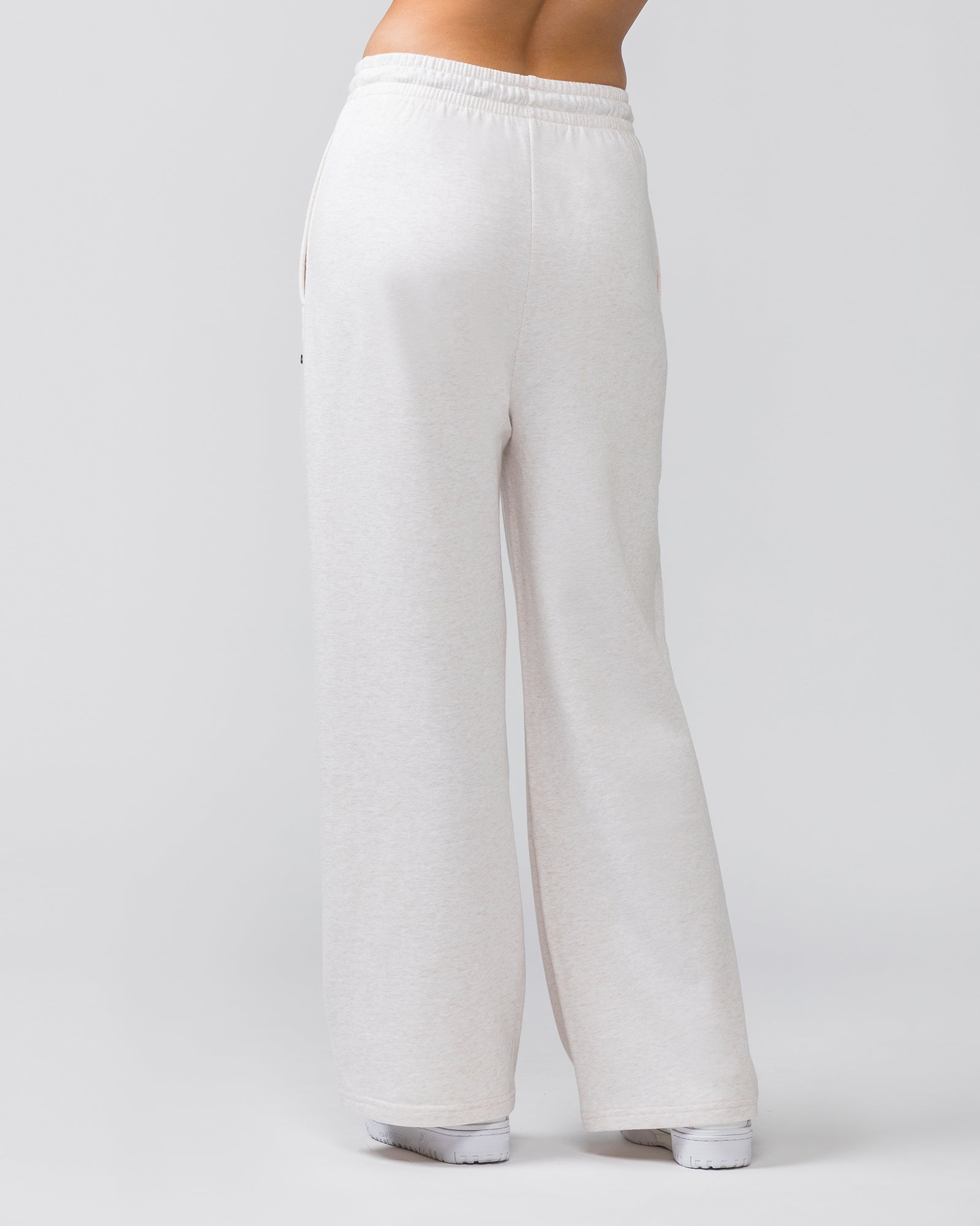 Timeless Wide Leg Trackies - Dew Marl-Bottoms-XXS-022455DEWMRL-XXS-MNAPPRL31077-4-Muscle Nation