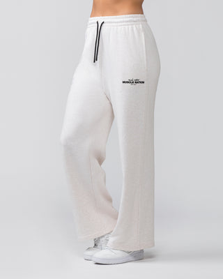 Timeless Wide Leg Trackies - Dew Marl-Bottoms-XXS-022455DEWMRL-XXS-MNAPPRL31077-2-Muscle Nation
