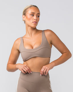 Scoop Everyday Bralette Mushroom - Muscle Nation women's bralette