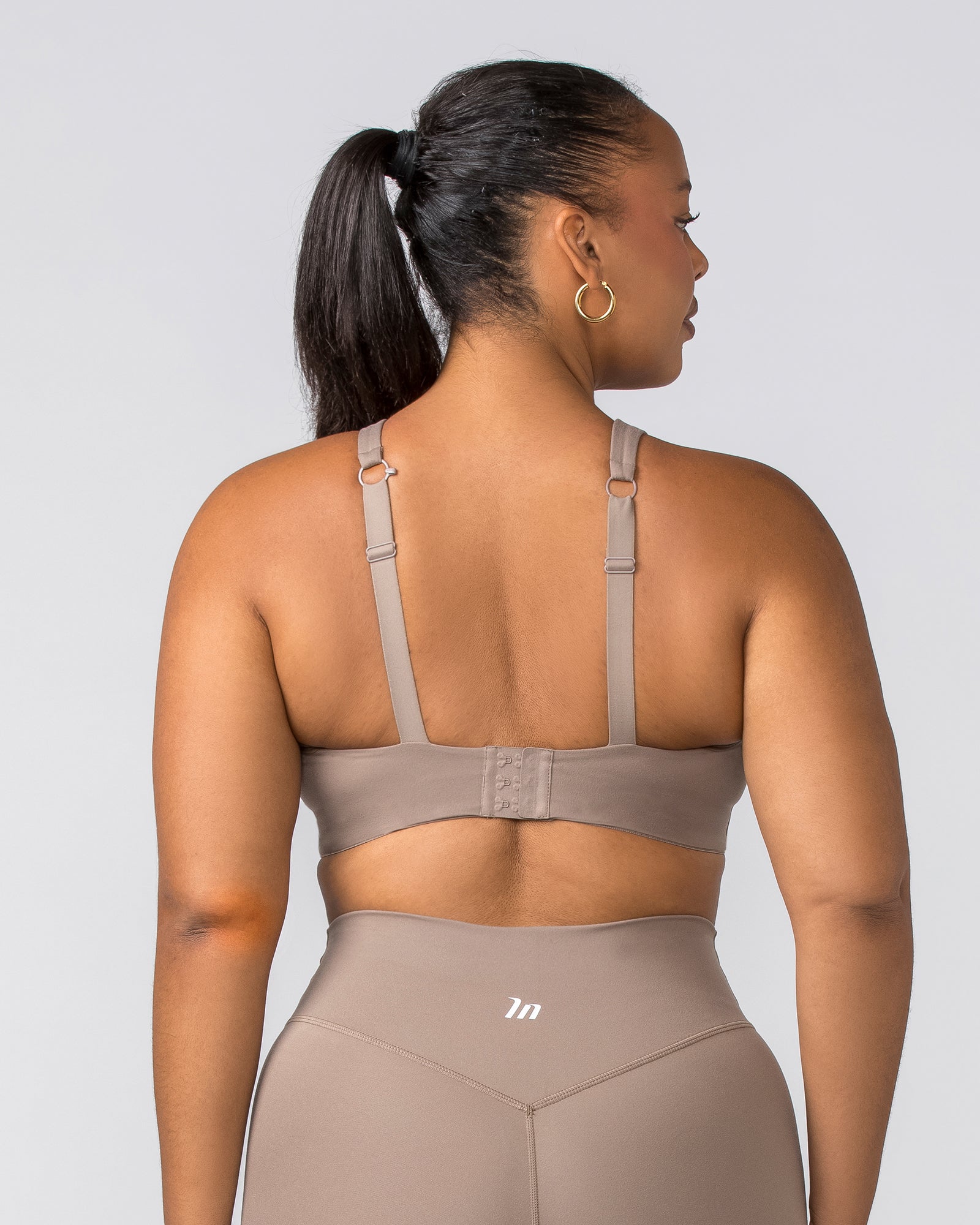 Staple Bra - Mushroom-Sports Bras-XXS-022449MUSHRM-XXS-MNAPPRL29661-5-Muscle Nation