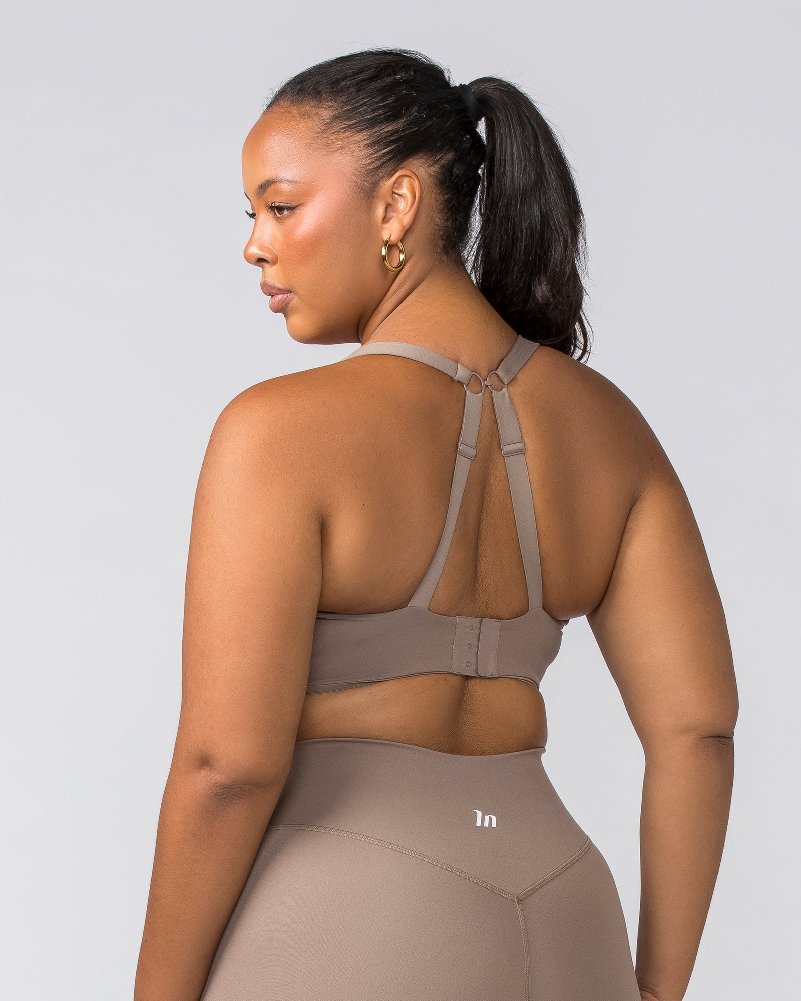 Staple Bra - Mushroom-Sports Bras-XXS-022449MUSHRM-XXS-MNAPPRL29661-4-Muscle Nation