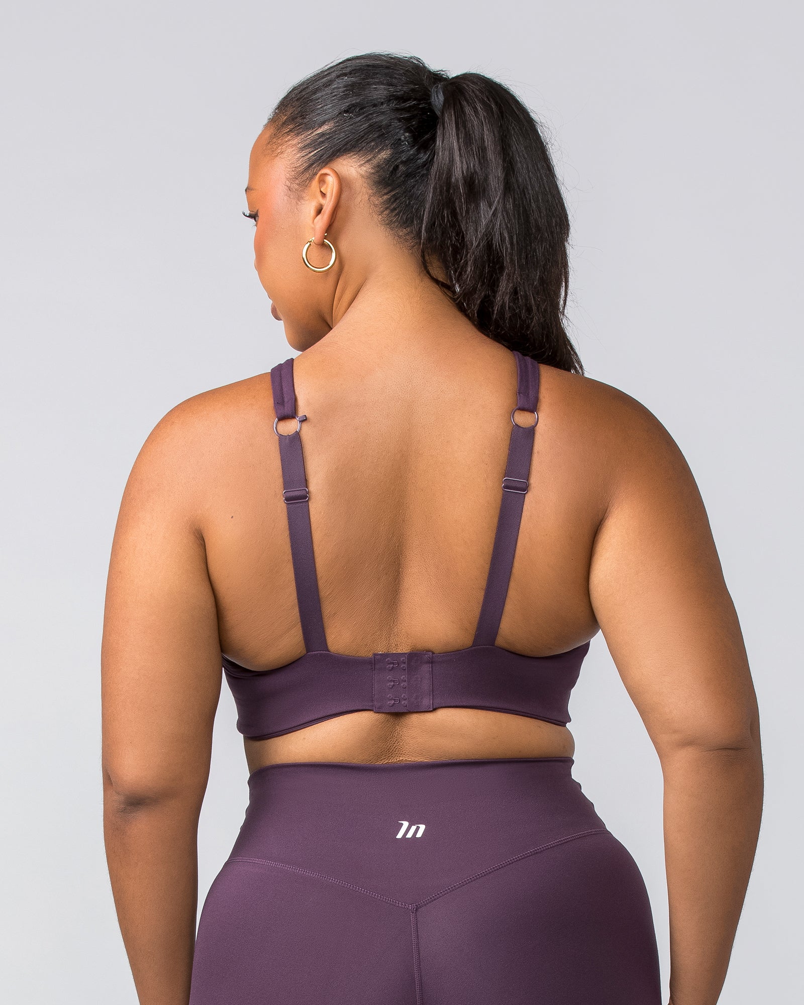 Staple Bra - Midnight Plum-Sports Bras-XXS-022449MIDNTPL-XXS-MNAPPRL29652-4-Muscle Nation